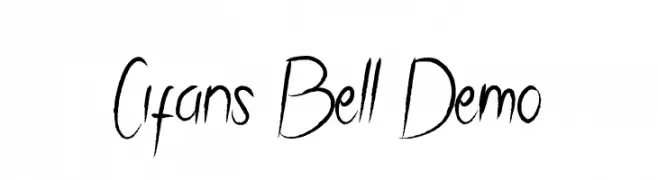Cifans Bell Demo  تنزيل الخطوط