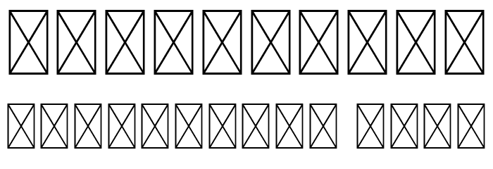 Cifans Bell Demo Font OTHER CHARS