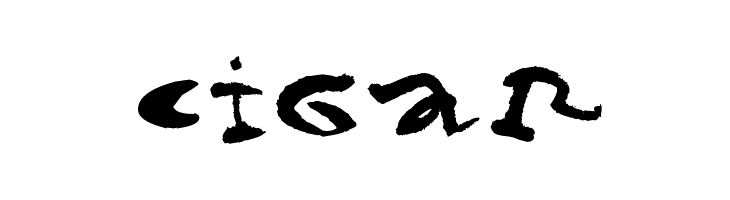 Cigar  Free Fonts Download