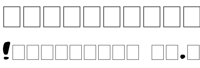 Cigar Font OTHER CHARS