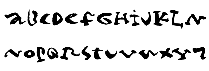 Cigar Font LOWERCASE
