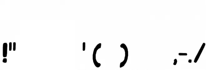 Cigogneau Font OTHER CHARS