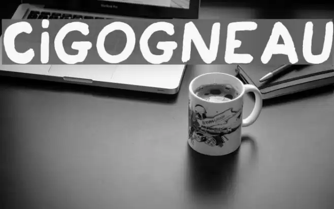 Cigogneau Font examples