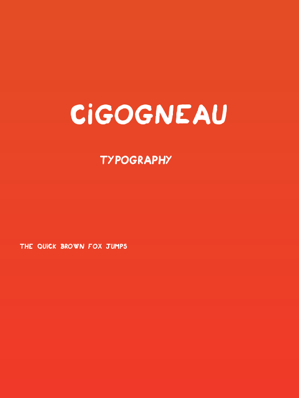 Cigogneau Poster
