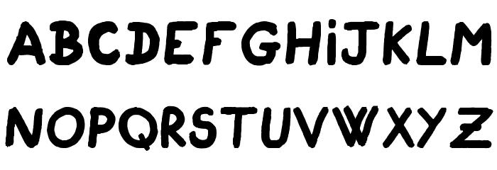 Cigogneau Font LOWERCASE