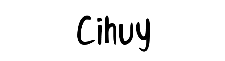 Cihuy Font