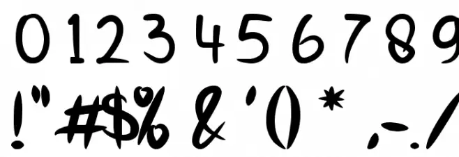 Cihuy Font OTHER CHARS