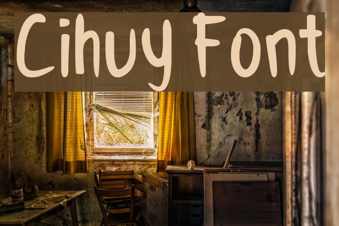 Cihuy Font examples
