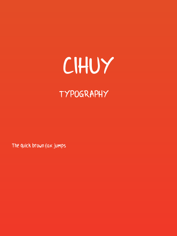 Cihuy Poster