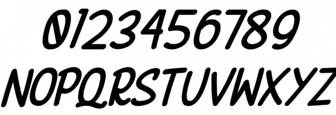 Cikals FREE Font OTHER CHARS