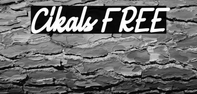 Cikals FREE Font examples