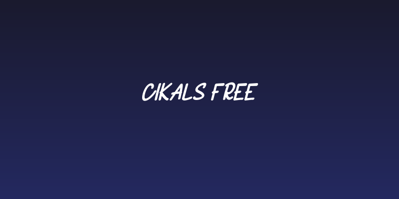 Cikals FREE Social Header
