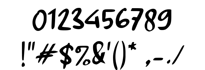 Cikeas Signature Font OTHER CHARS