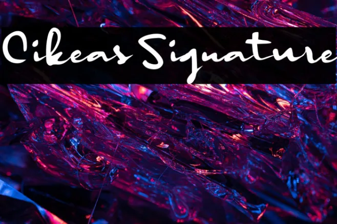 Cikeas Signature Example 3