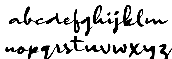 Cikeas Signature Font LOWERCASE