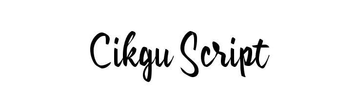 Cikgu Script  Free Fonts Download