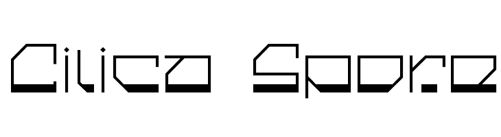 Cilica Spore  font caratteri gratis