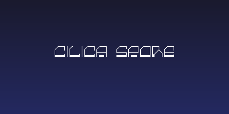 Cilica Spore Social Header