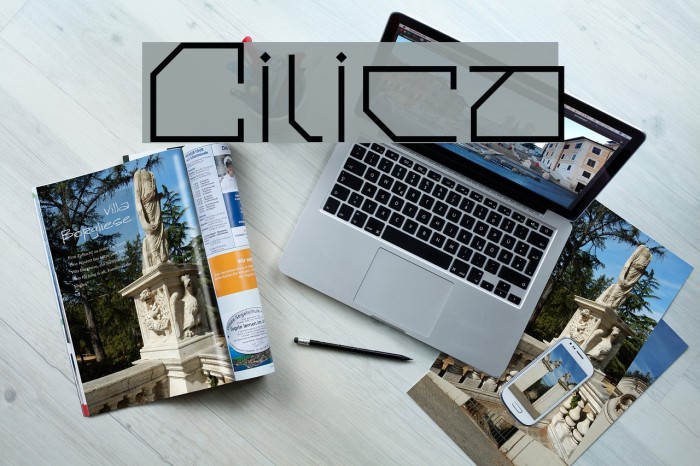 Cilica Font examples