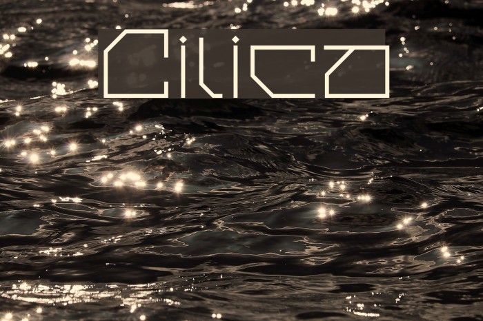 Cilica Font examples