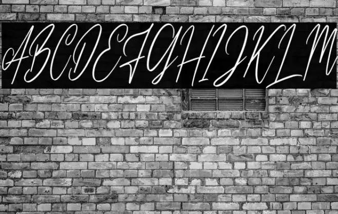 CilladiaSignatureDEMO-Regular Font examples