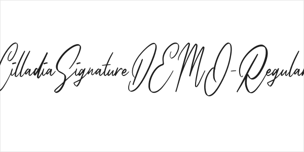 CilladiaSignatureDEMO-Regular Logo