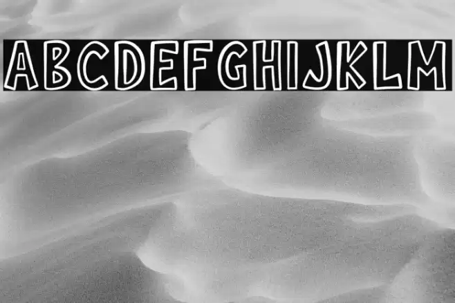 Cilok There Outline Font examples