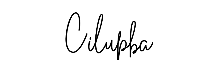 Cilupba  font caratteri gratis