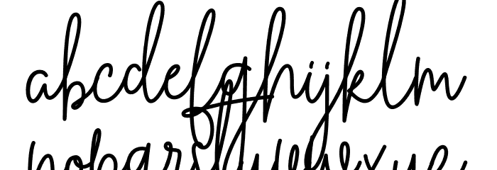 Cilupba Font LOWERCASE