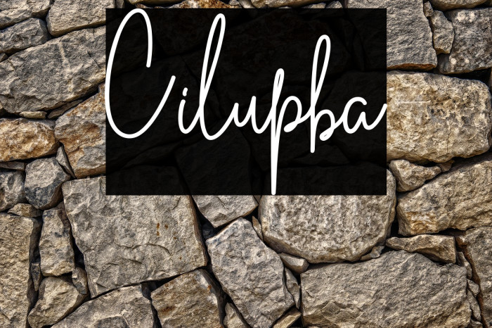Cilupba Example 1