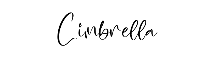 Cimbrella  font caratteri gratis