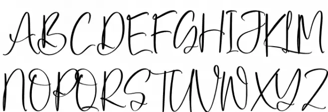 Cimbrella फ़ॉन्ट अपरकेस