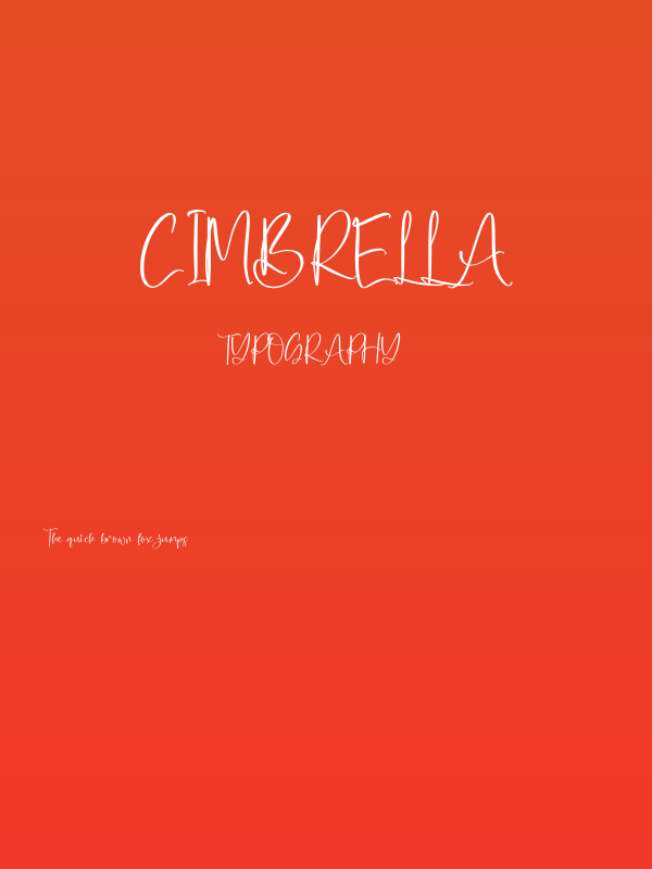 Cimbrella Poster