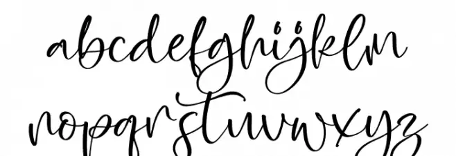 Cimbrella फ़ॉन्ट लोअरकेस