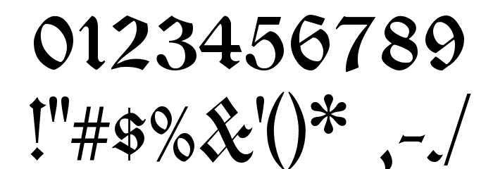 Cimbrian Font OTHER CHARS