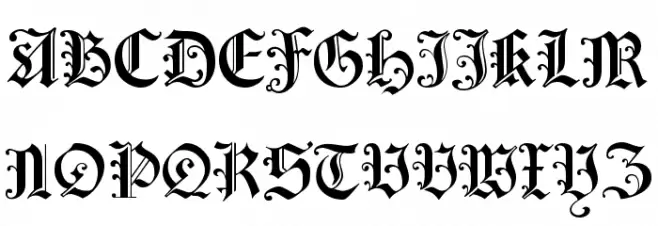 Cimbrian फ़ॉन्ट अपरकेस