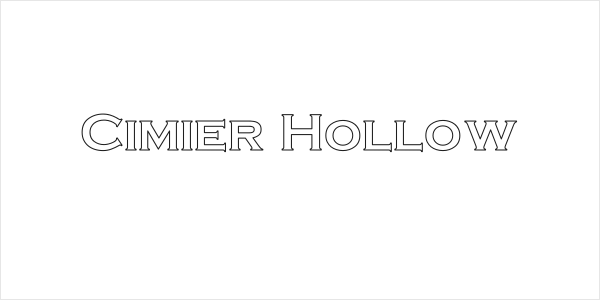 Cimier Hollow Logo
