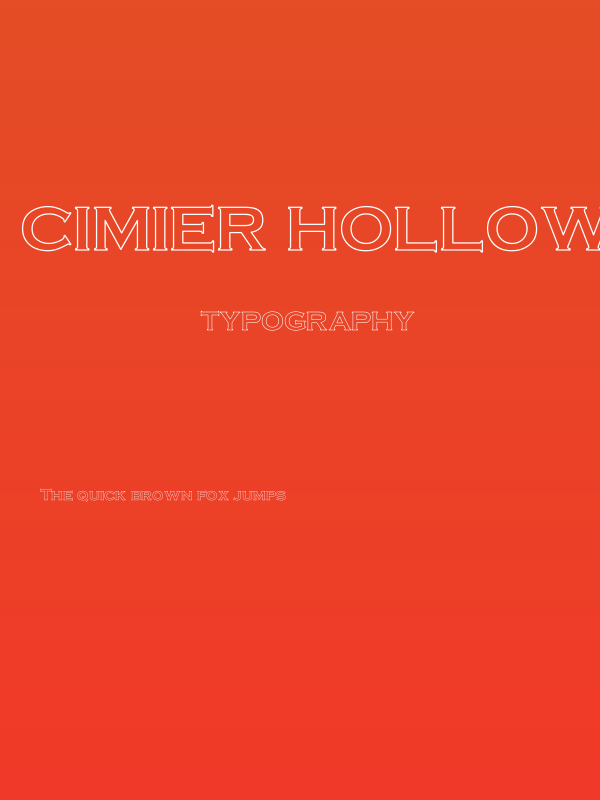 Cimier Hollow Poster
