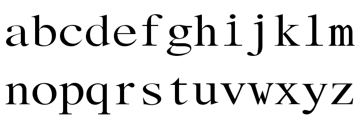 Cincinnatus!` Font LOWERCASE