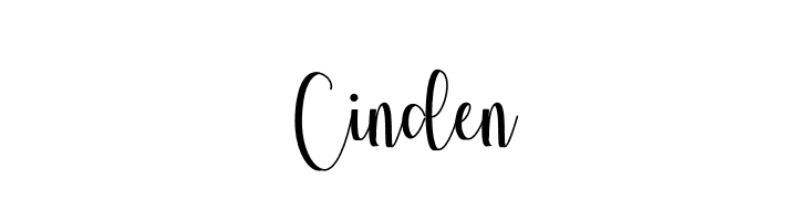 Cinden  Frei Schriftart Herunterladen