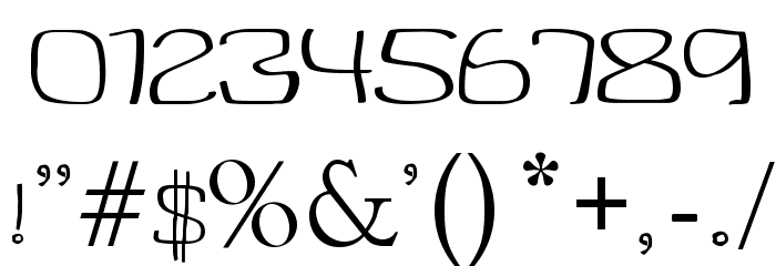 Cinder Font OTHER CHARS