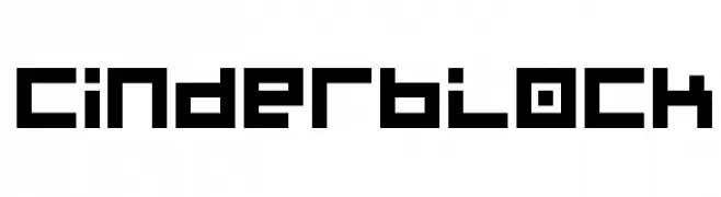 Cinderblock  フリーフォントのダウンロード
