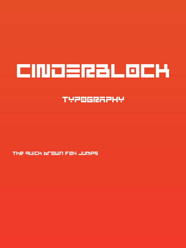 Cinderblock Poster