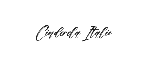 Cinderela Italic Logo