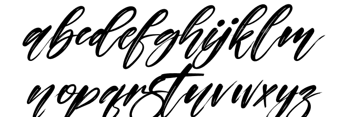 Cinderela Italic Font LOWERCASE