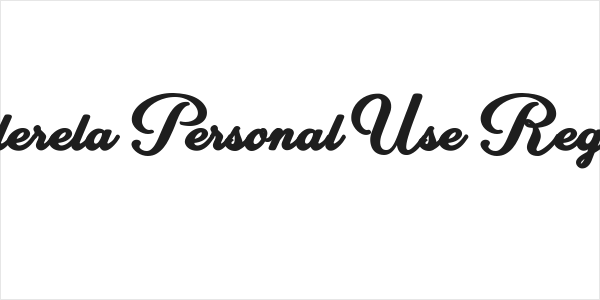 Cinderela Personal Use Regular Logo