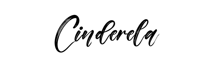 Cinderela  Frei Schriftart Herunterladen
