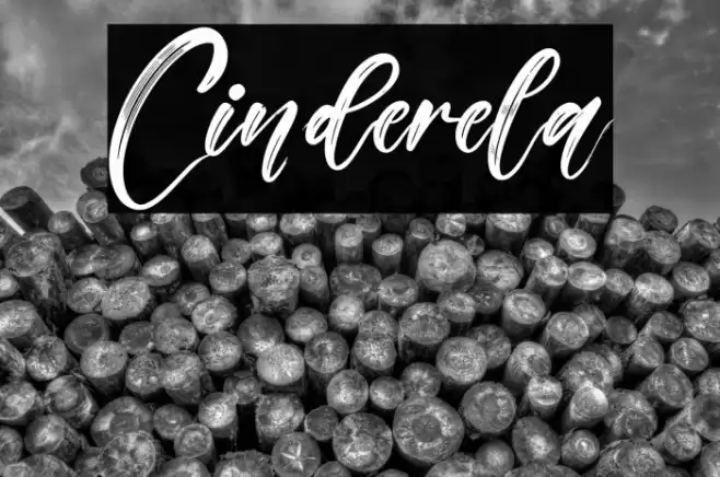 Cinderela Font examples