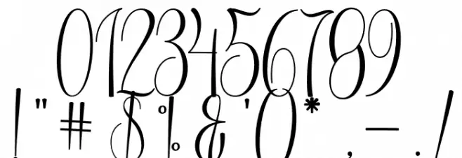 CinderellaScript Font OTHER CHARS