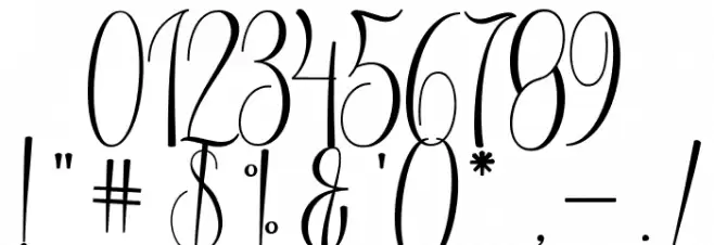 CinderellaScript Font OTHER CHARS